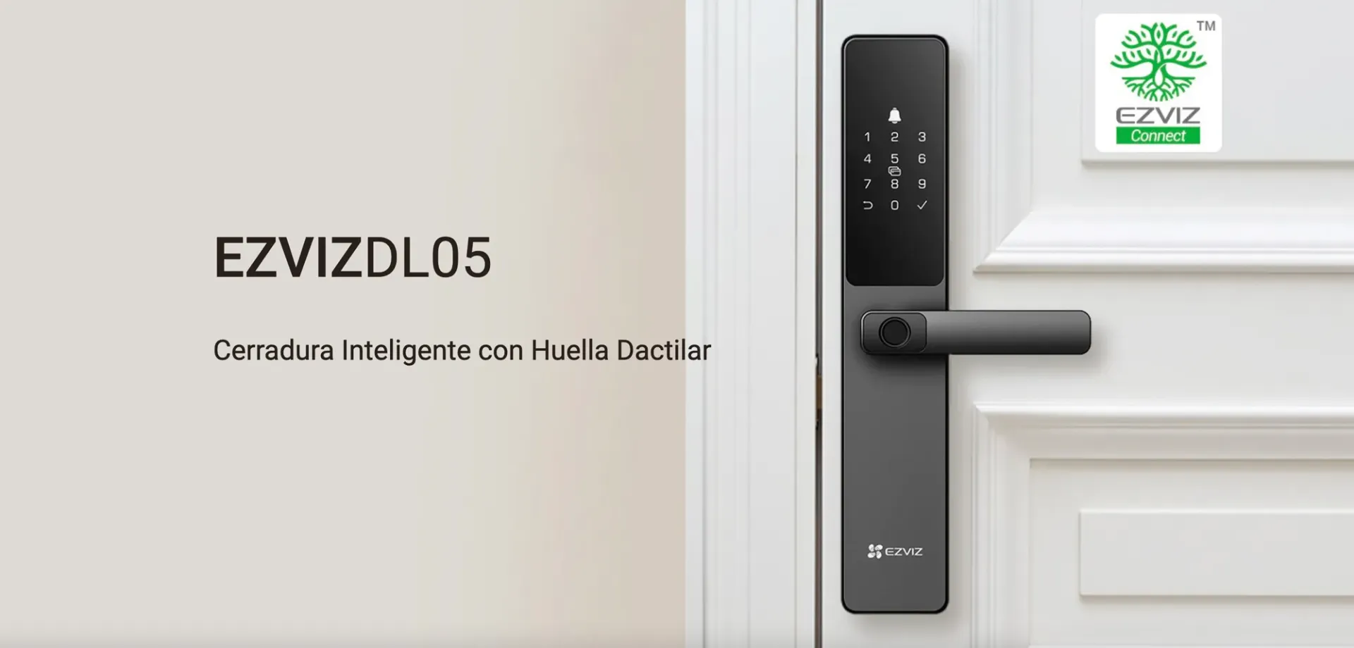 Cerradura Inteligente WiFi c/Huella Dactilar EZVIZ